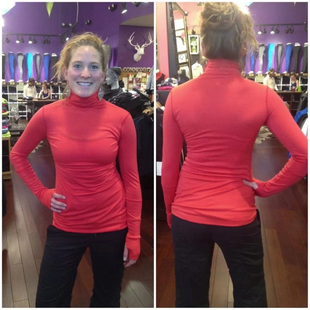 NWT Lululemon St Moritz Merino Wool Jersey / Turtleneck / Base Layer - Picture 2 of 8